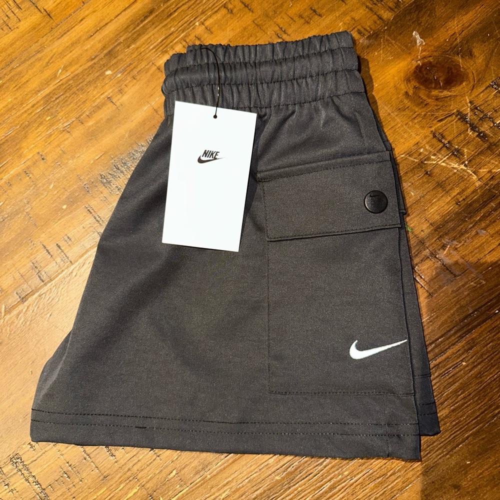 Nike Kids Charcoal Gray Shorts